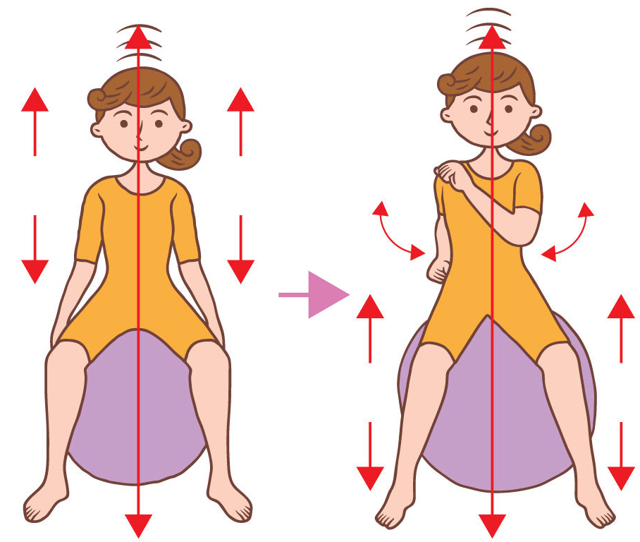骨盤・背骨の振子運動